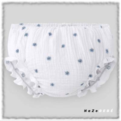 Vestido con braga bebé niña CEO Paz Rodriguez