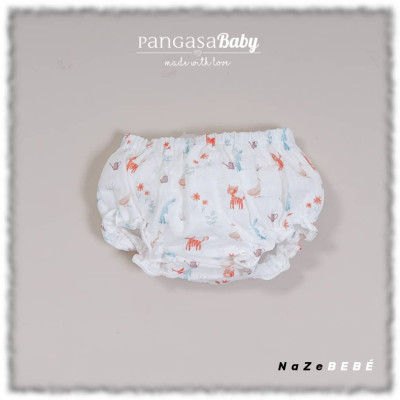 Vestido con braga bebé niña TIGRE Pangasa Baby.