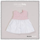 Vestido con braga bebé niña LUNARES Pangasa Baby