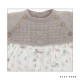 Vestido con braga bebé niña TAUPE Martín Aranda
