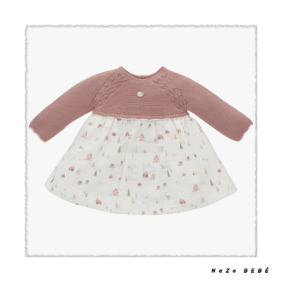 Vestido con braga bebé niña GARDEN Martín Aranda
