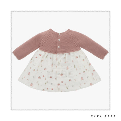 Vestido con braga bebé niña GARDEN Martín Aranda