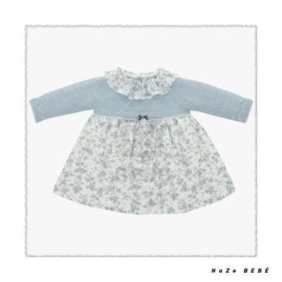 Vestido con braga bebé niña AZUR Martín Aranda