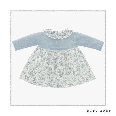 Vestido con braga bebé niña AZUR Martín Aranda