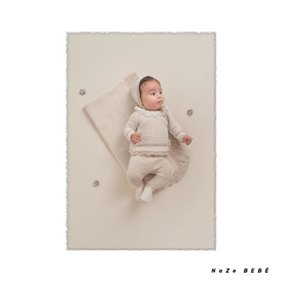 Conjunto polaina bebé niña OPERA Paz Rodríguez