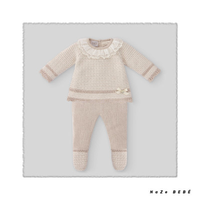 Conjunto polaina bebé niña OPERA Paz Rodríguez