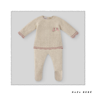 Conjunto polaina bebé niña BALLET Paz Rodríguez