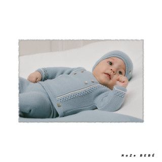 Conjunto polaina bebé niño MAGIA Paz Rodríguez