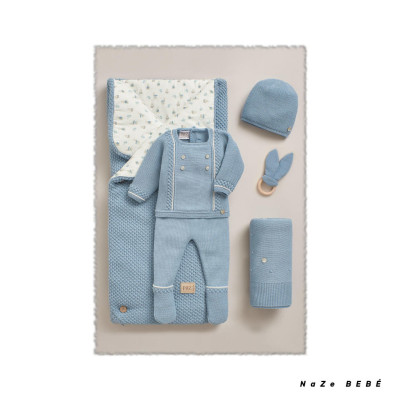 Conjunto polaina bebé niño MAGIA Paz Rodríguez