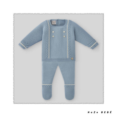 Conjunto polaina bebé niño MAGIA Paz Rodríguez